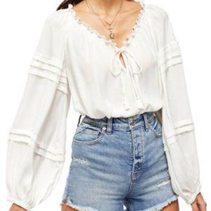 Free People All Tucks Bodysuit
